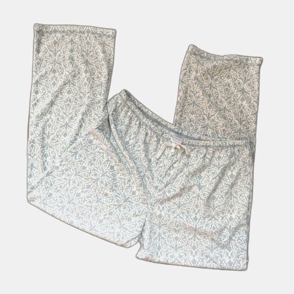 Soft Floral Velour Pajama Set NWOT Womens Large Loungewear Sleepwear Pants Top - Picture 6 of 8